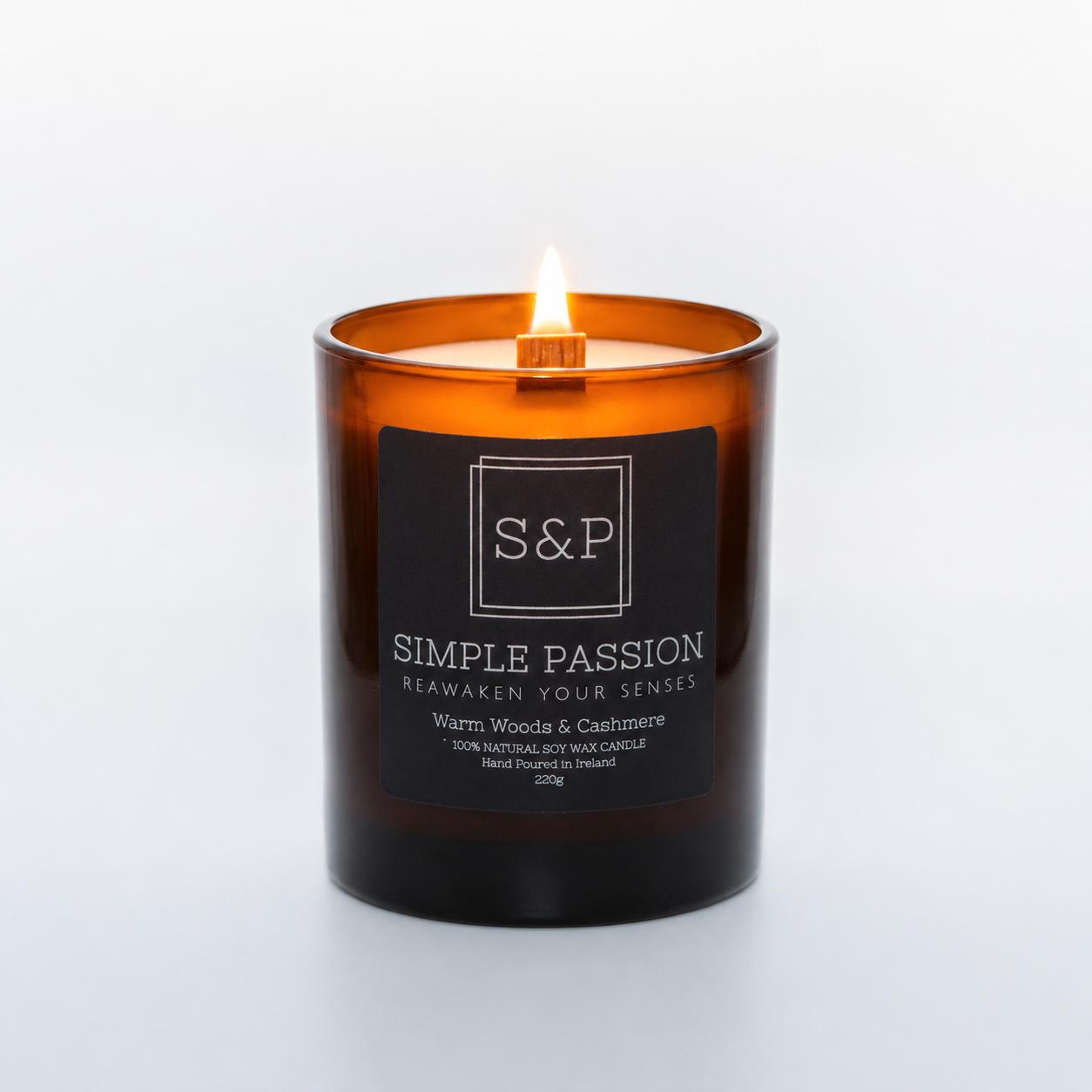Warm Woods & Cashmere - Wood Wick