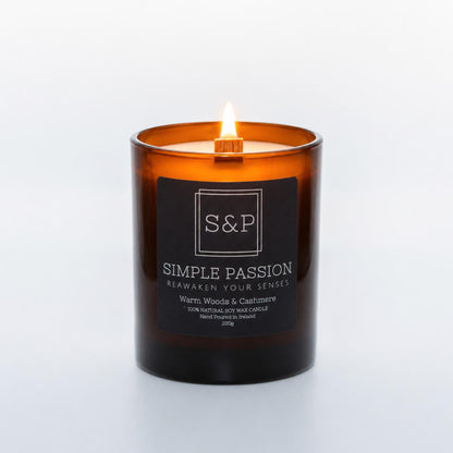 Warm Woods & Cashmere - Wood Wick
