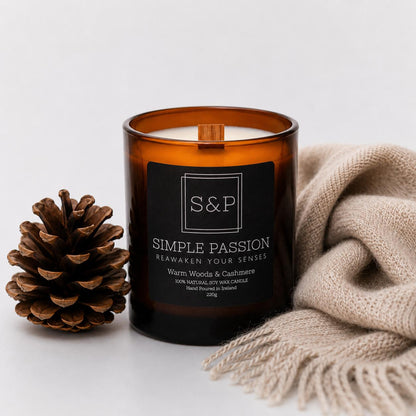 Warm Woods & Cashmere - Wood Wick