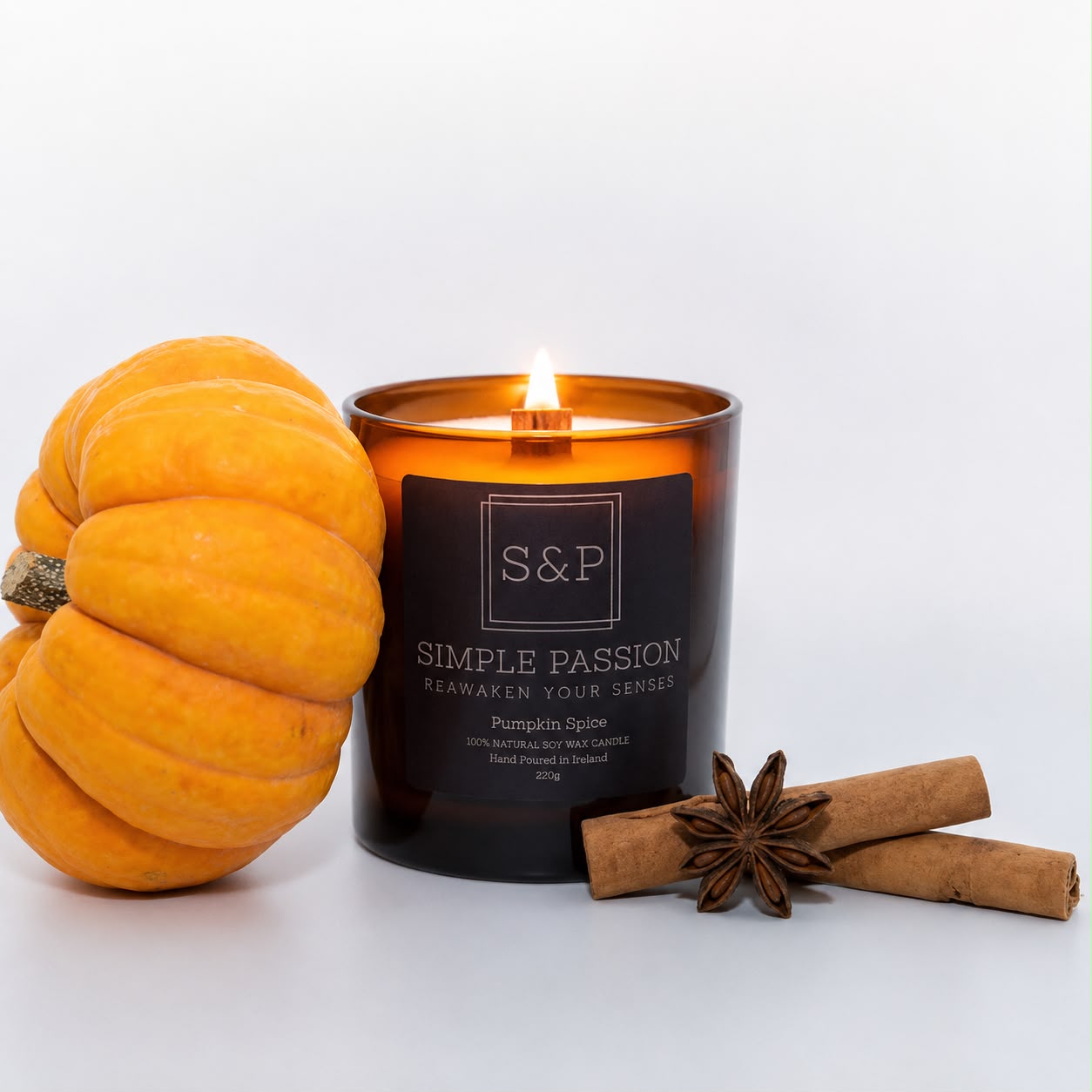 Pumpkin Spice - Wood Wick