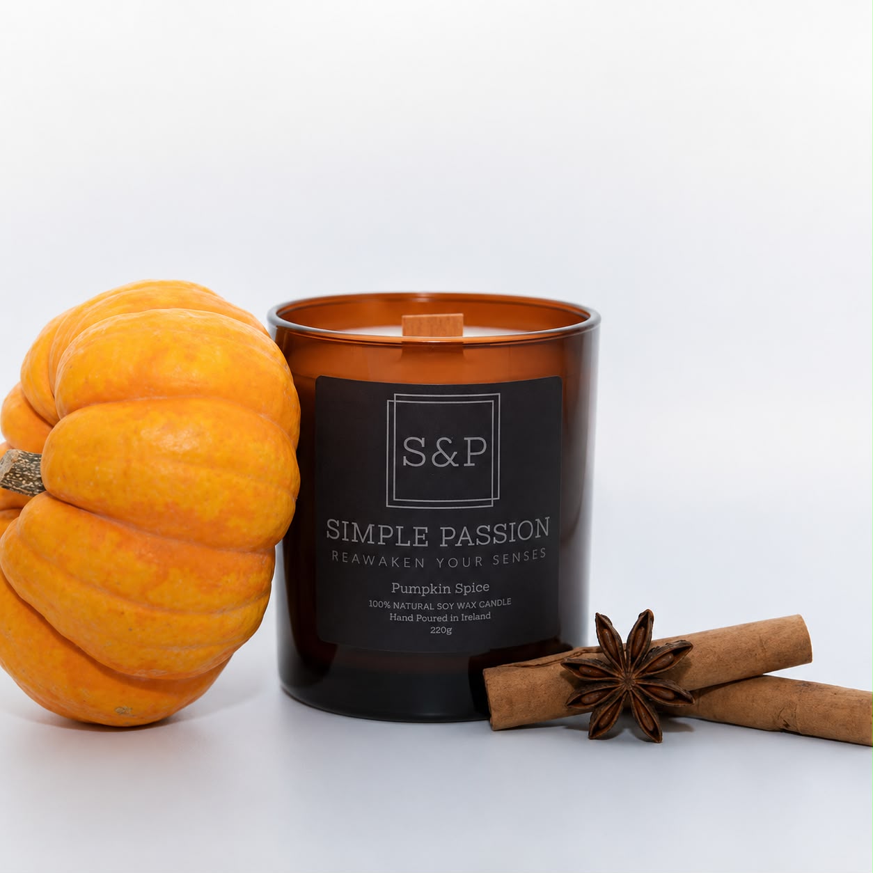 Pumpkin Spice - Wood Wick
