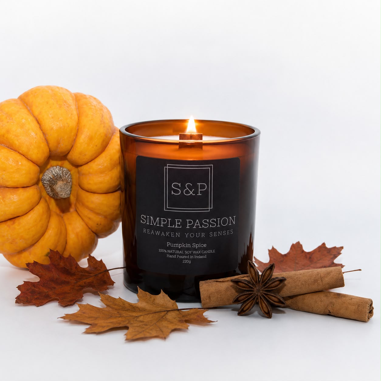 Pumpkin Spice - Wood Wick